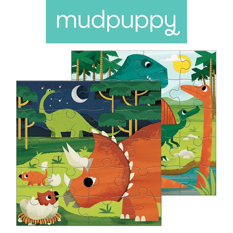 Mudpuppy Puzzle Magnetyczne Dinozaury 40el 4+