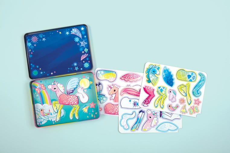 Mudpuppy Magnetyczne Konstrukcje Jednorożce 4+