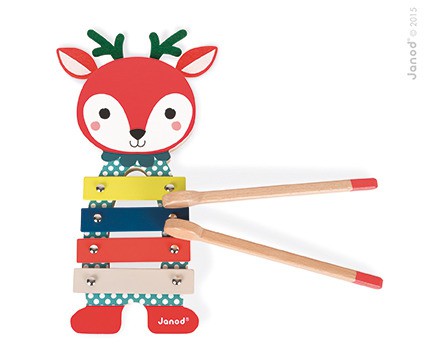 Janod Cymbałki Metalowe Baby Forest Sarenka 1+