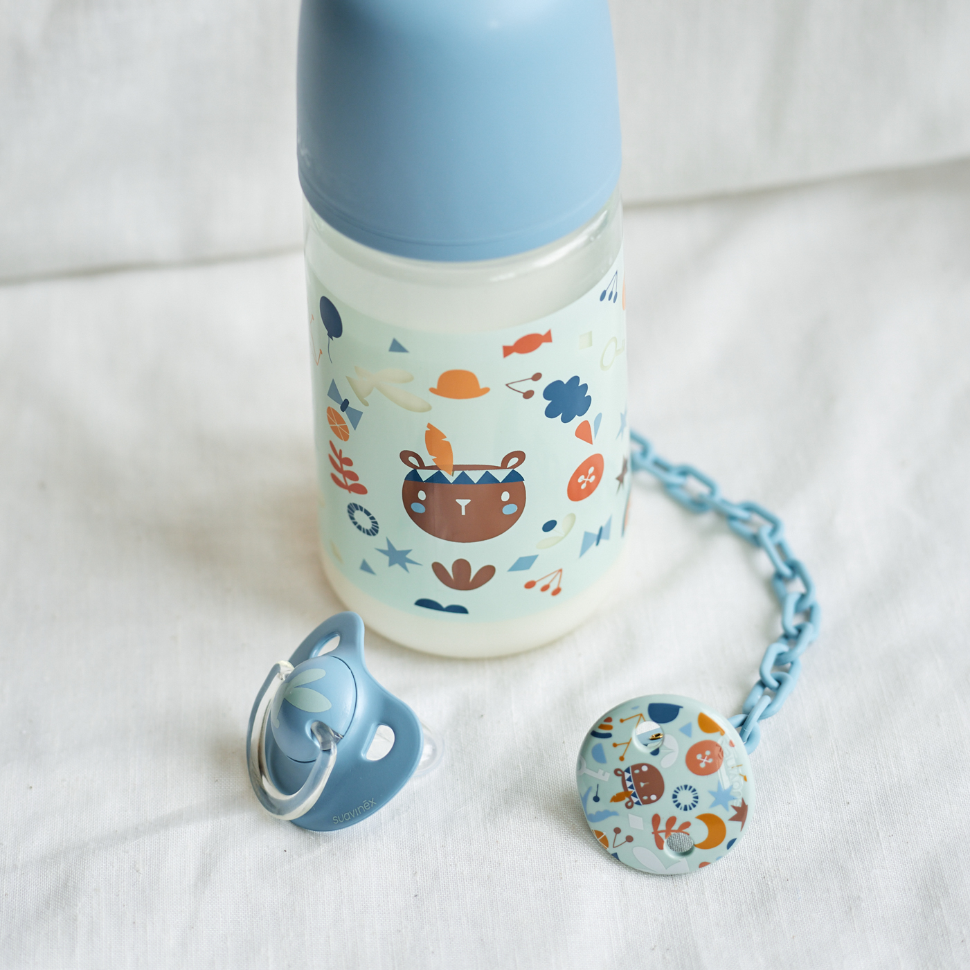 Suavinex Butelka SX PRO Forest 270ml niebieska 3+