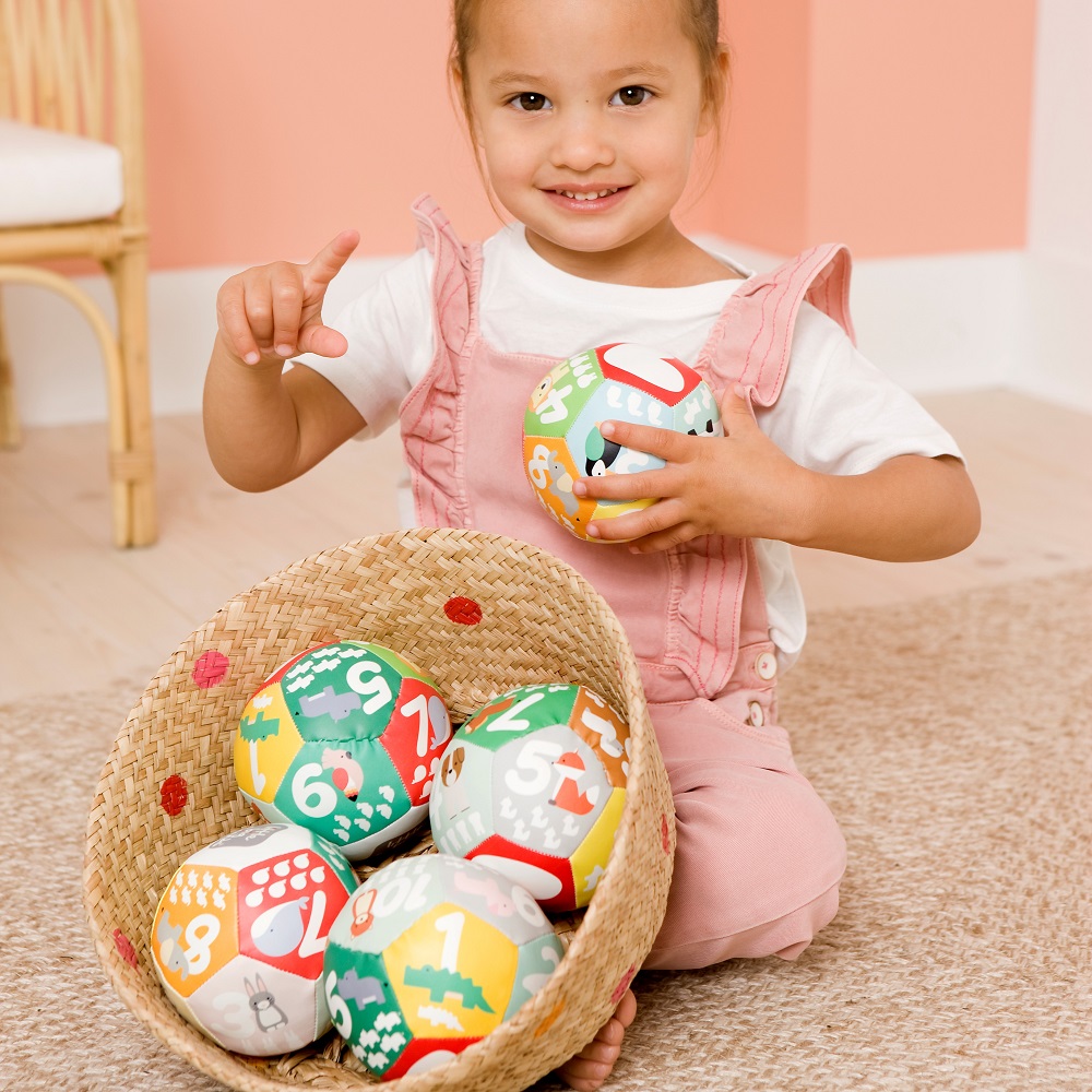 Little Big Friends Piłka Edukacyjna Dźwiękowa WIEŚ i LAS 0+