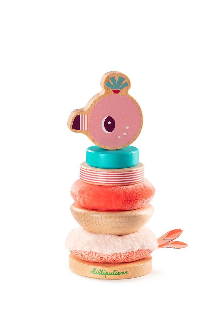 Lilliputiens Układanka Piramida Flaming Anaïs 12m+