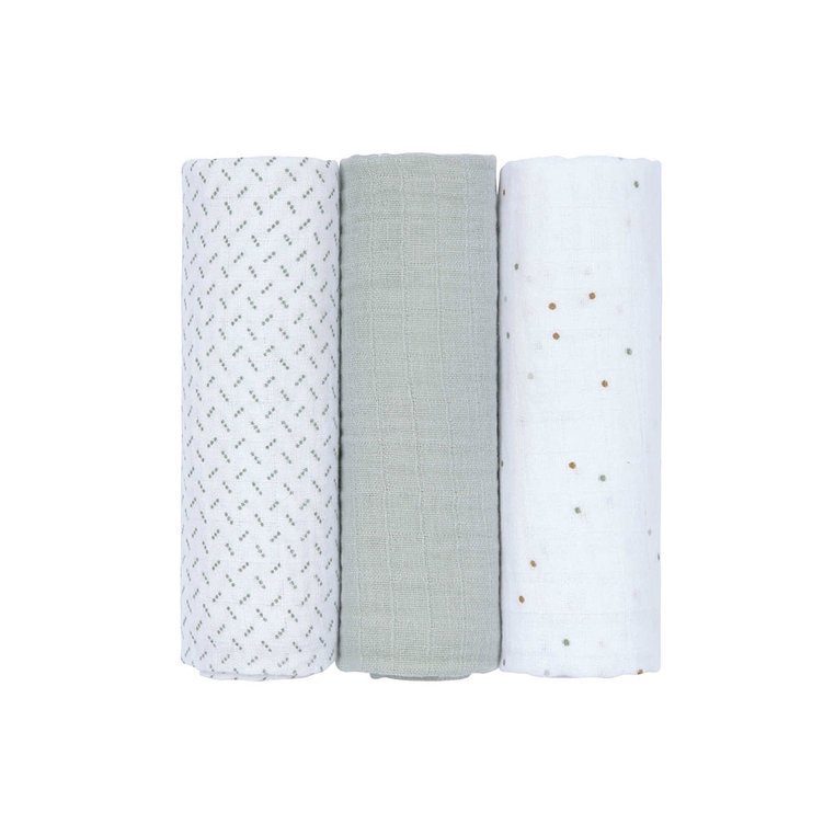 Lassig Otulacz Muślinowy 85x85cm Zestaw 3 szt. 0+ About Friends