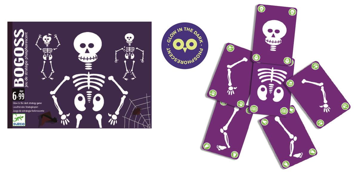 Djeco Gra karciana Bogoss - świecąca w ciemności, 6+