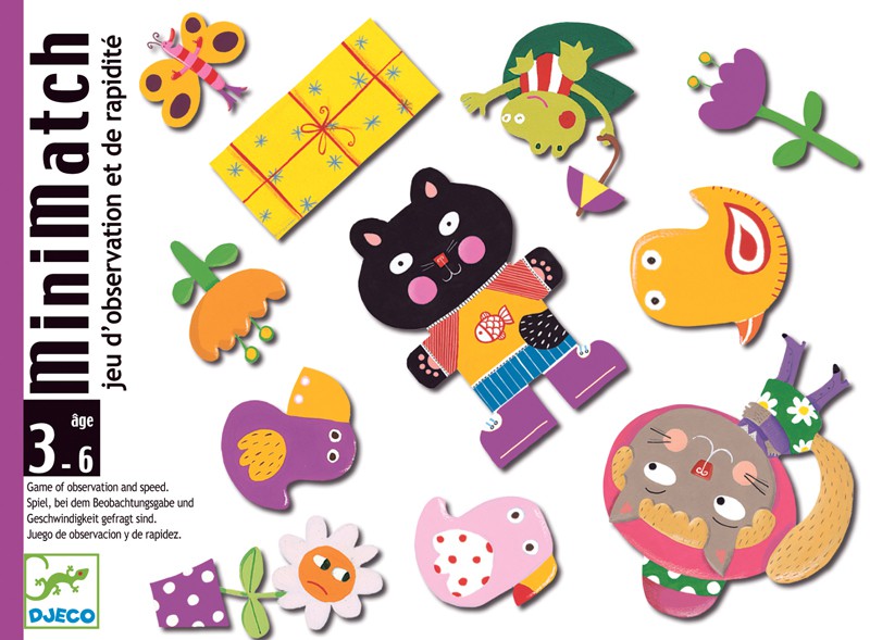 Djeco MiniMatch Gra Karciana 3+