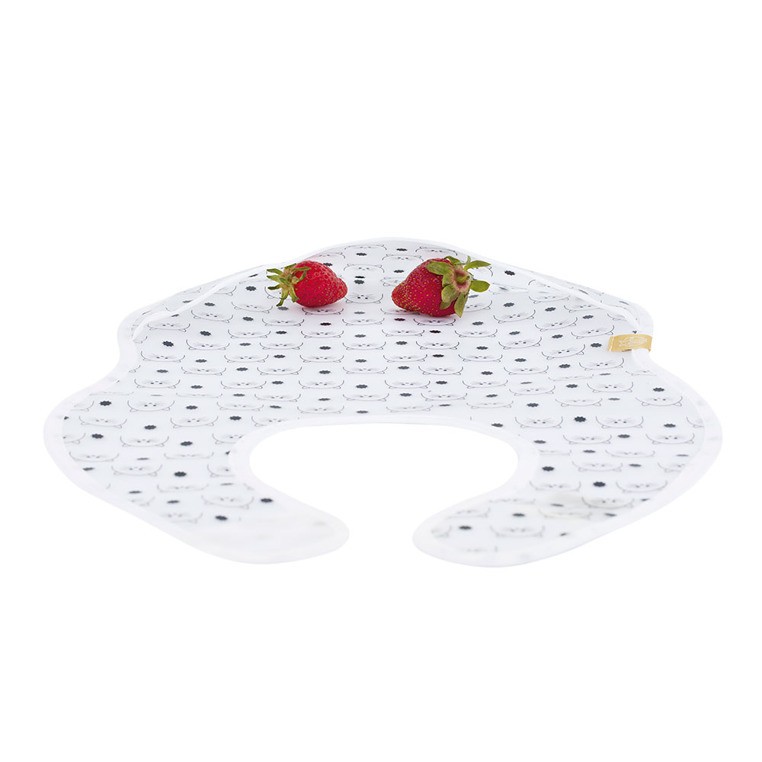 Lassig Śliniak wodoodporny Little Chums Kot 6m+