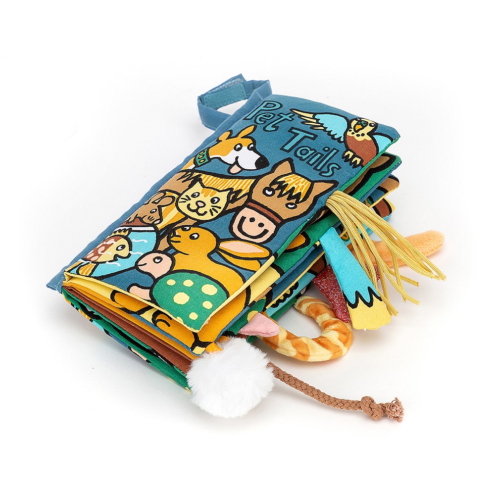 Jellycat Książeczka sensoryczna Zwierzęta 0+