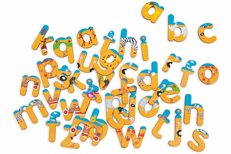 Scratch Magnetyczne Literki Safari 26el 3+