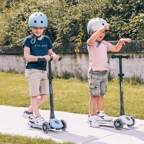 SCOOTANDRIDE Highwaykick 3 LED Hulajnoga 3+ Ash