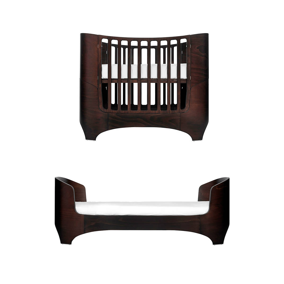 Leander Łóżeczko Classic Junior brązowe 0-7 lat