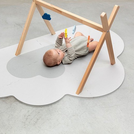 Quut Mata Piankowa Chmurka Playmat Pearl Grey