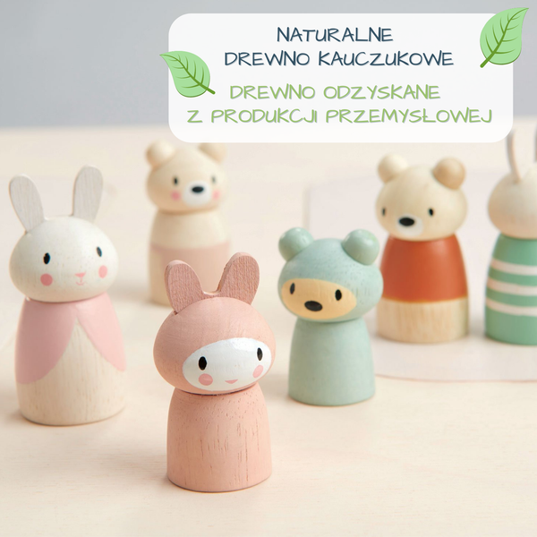 Tender Leaf Toys Figurki Misie 12el 3+