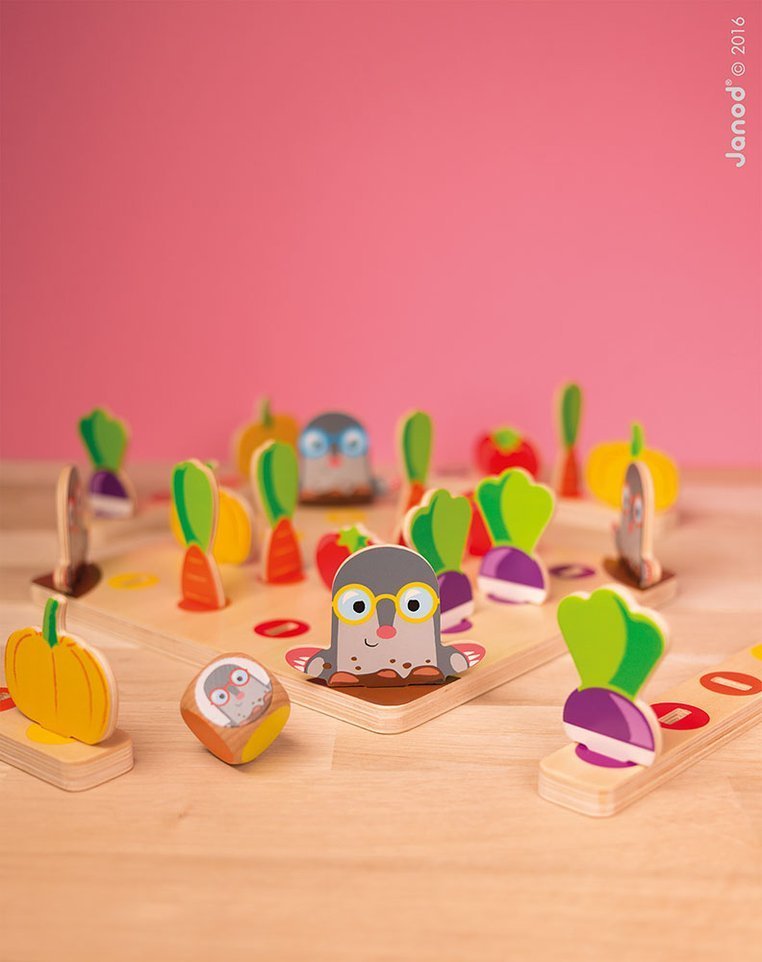 Janod Gra Wyścig Strzeż się kreta! 3+ lat