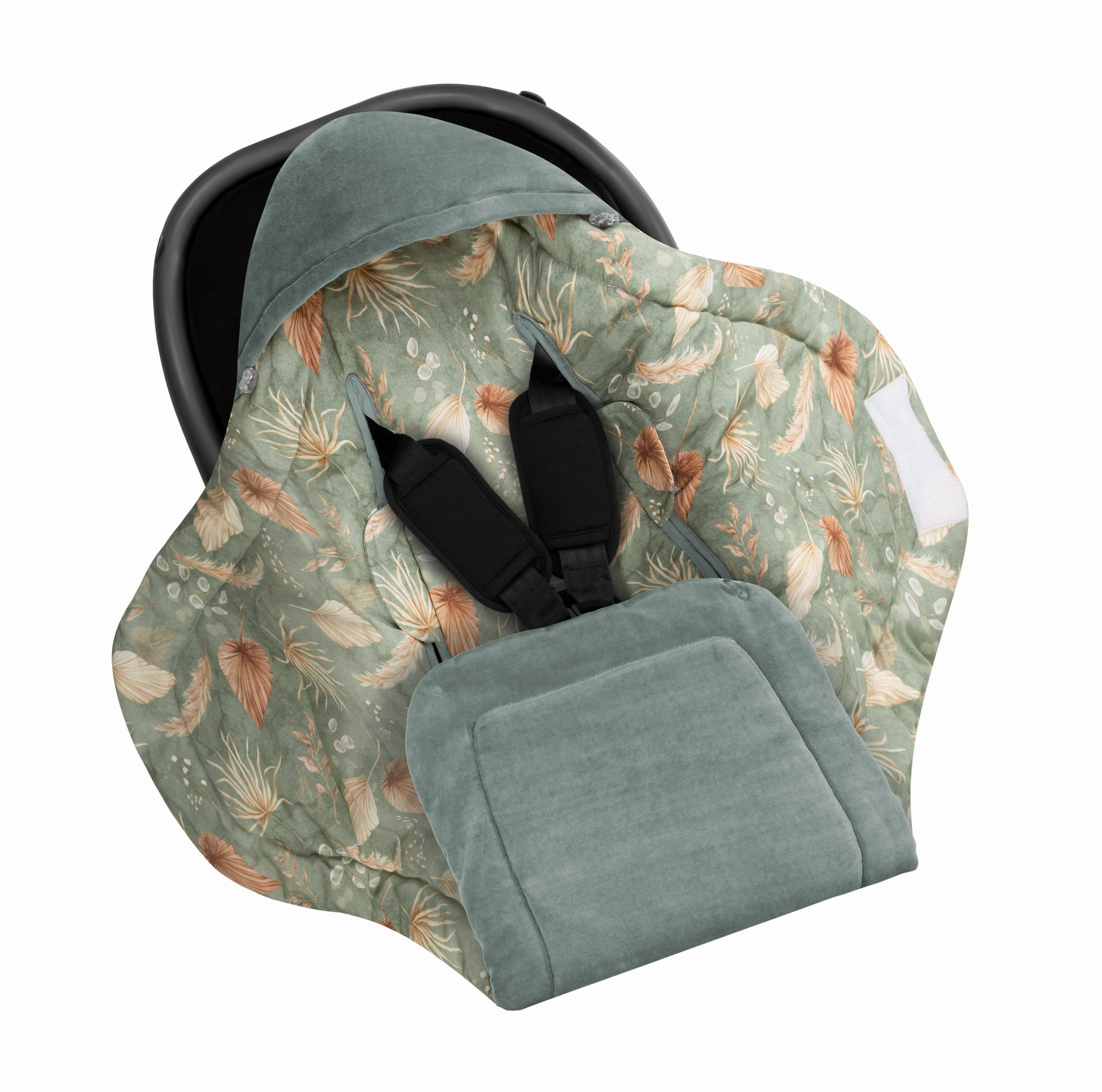 Sleepee Otulacz do fotelika Bohemian Green 0+
