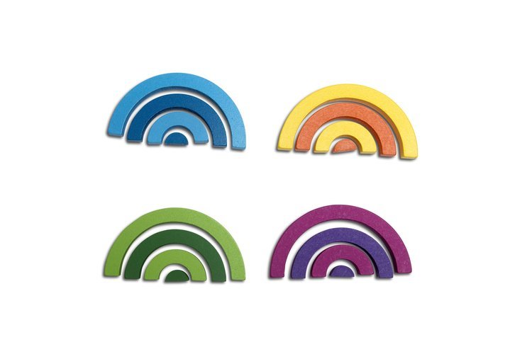 BS Toys Gra Logiczna Tęcza Klocki 6+ | Fabryka Wafelków