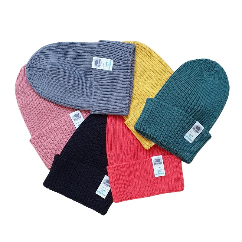 Czapka Beanie Pink No More Czarna 0-24 msc