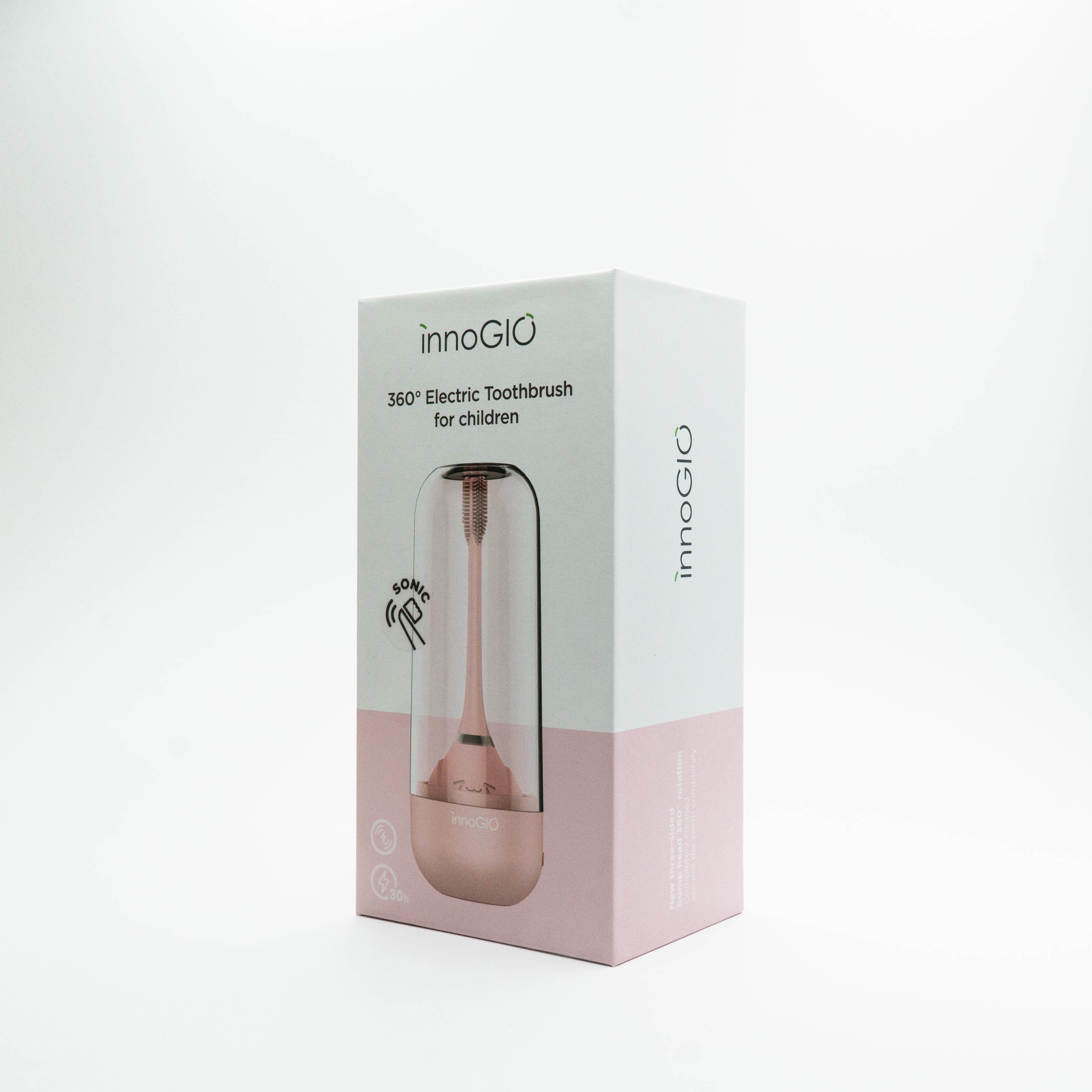 InnoGio Soniczna Szczoteczka 360° Różowa dla Dzieci