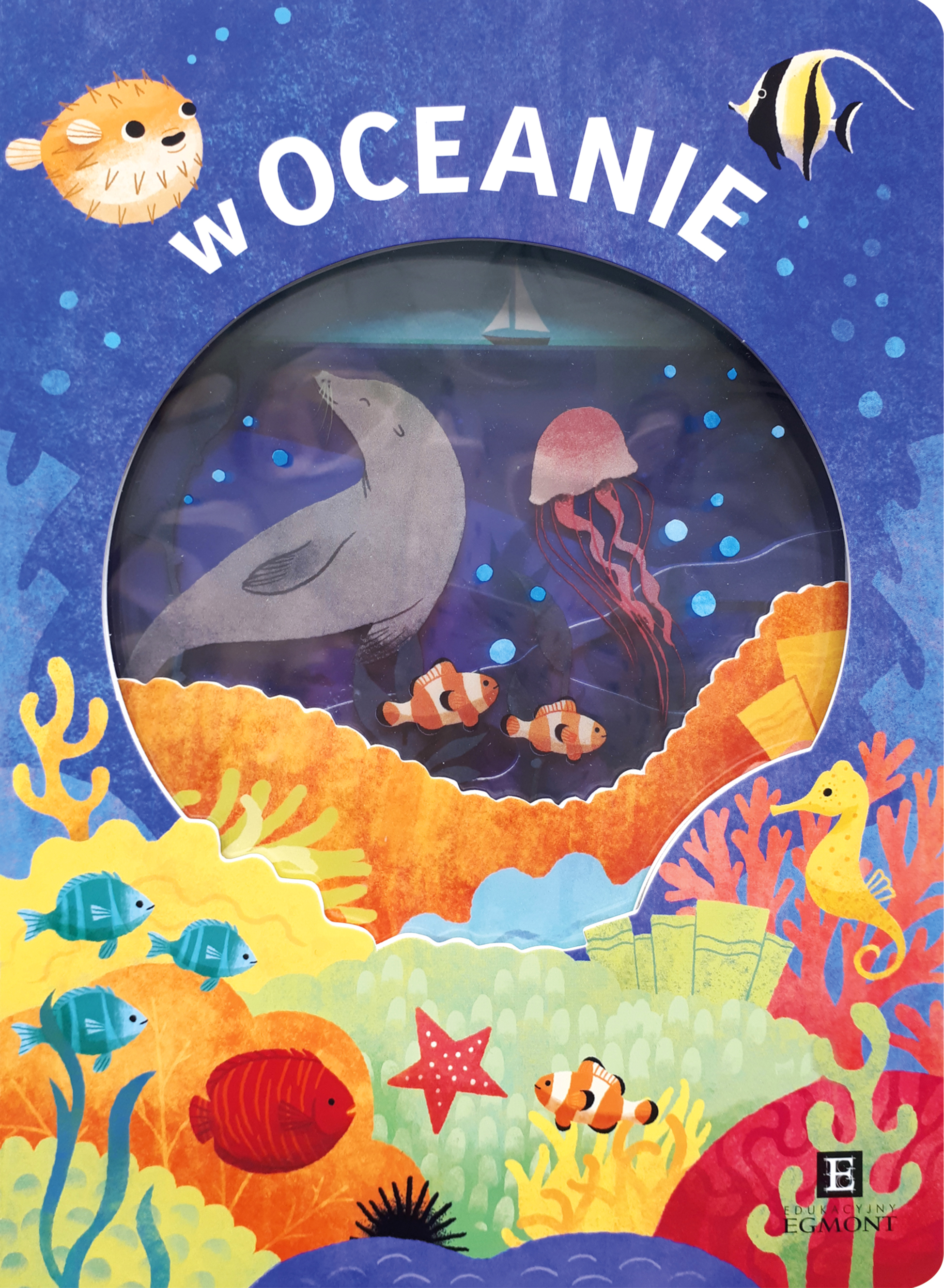 Akademia Mądrego Dziecka W Oceanie - Książka z Okienkami 1+