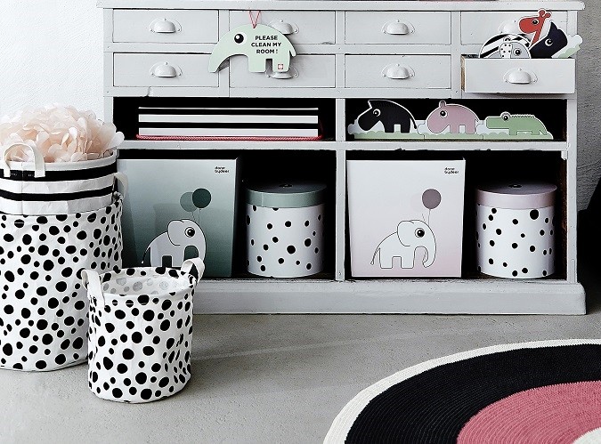 Done by Deer Pudełka Okrągłe 2 szt. - Organizer 0+