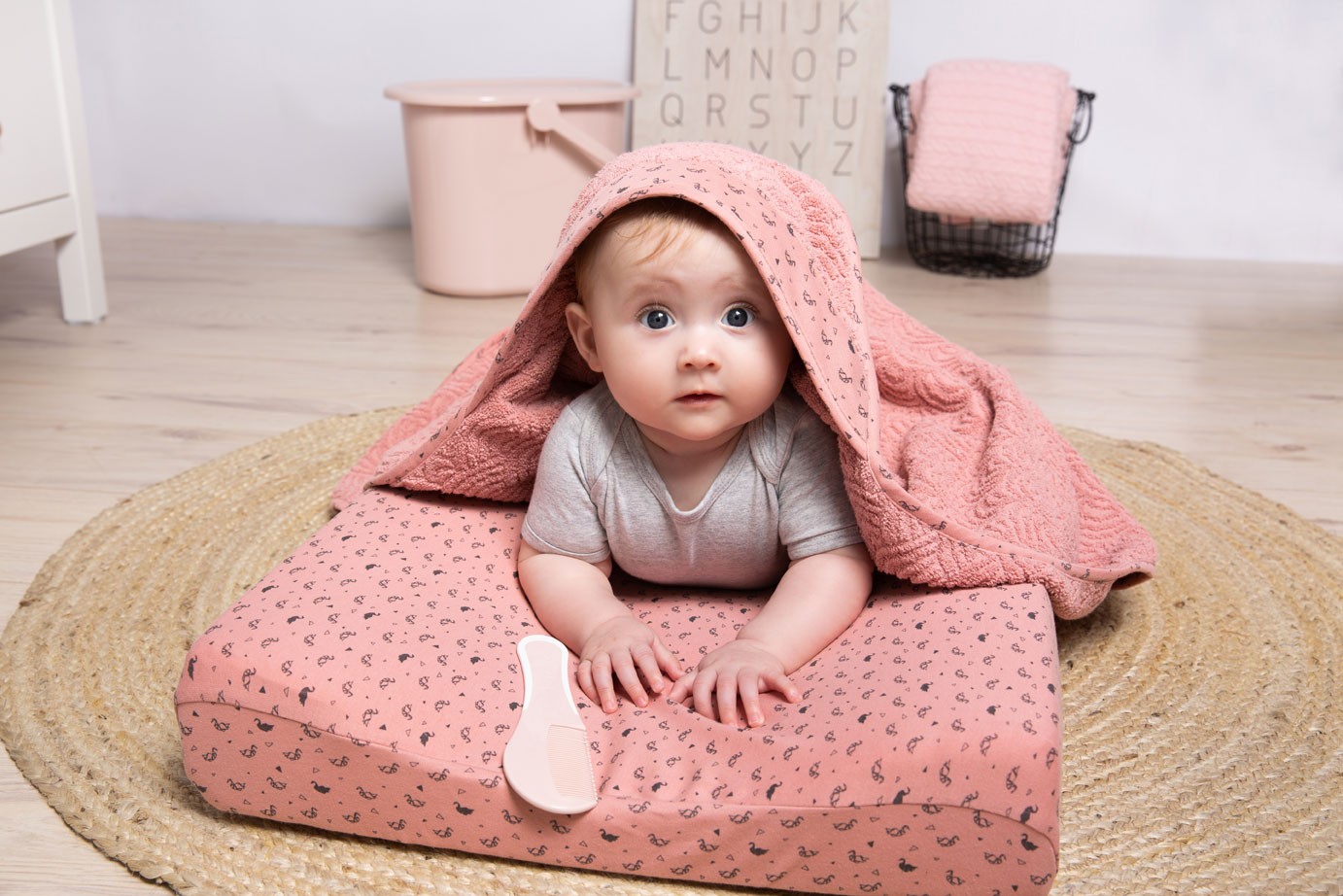 Bebe-Jou Szczoteczka i grzebyk Mellow Rose 0+