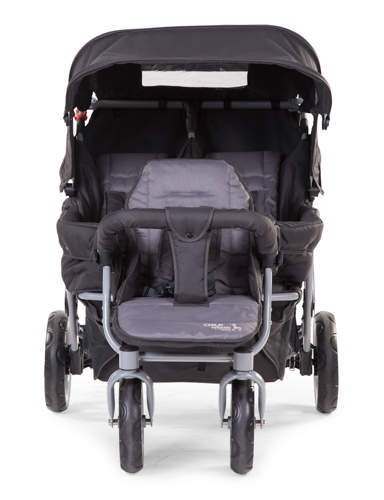 Childhome Triplette Wózek 3-osobowy Antracyt
