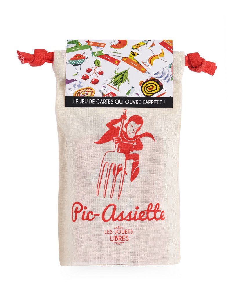 Les Jouets Libres Karty Pic-Assiette Edukacyjna Gra 4+