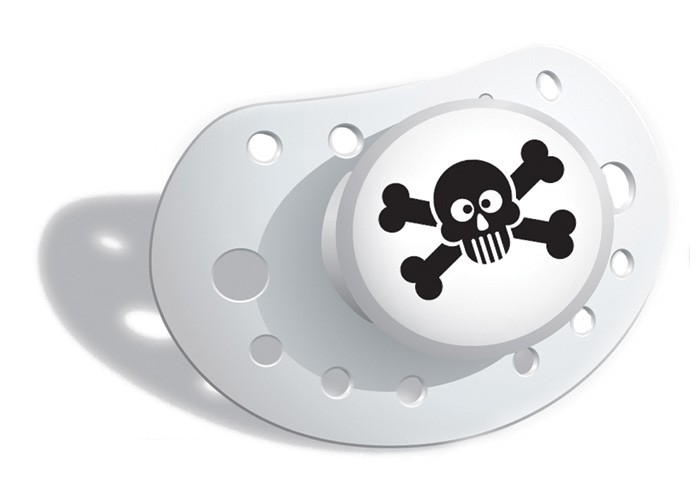 Elodie Details Smoczek Crosseyed Jolly™ biały 3m+