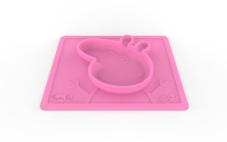 EZPZ Miseczka z Podkładką 2w1 Peppa Pig Różowa