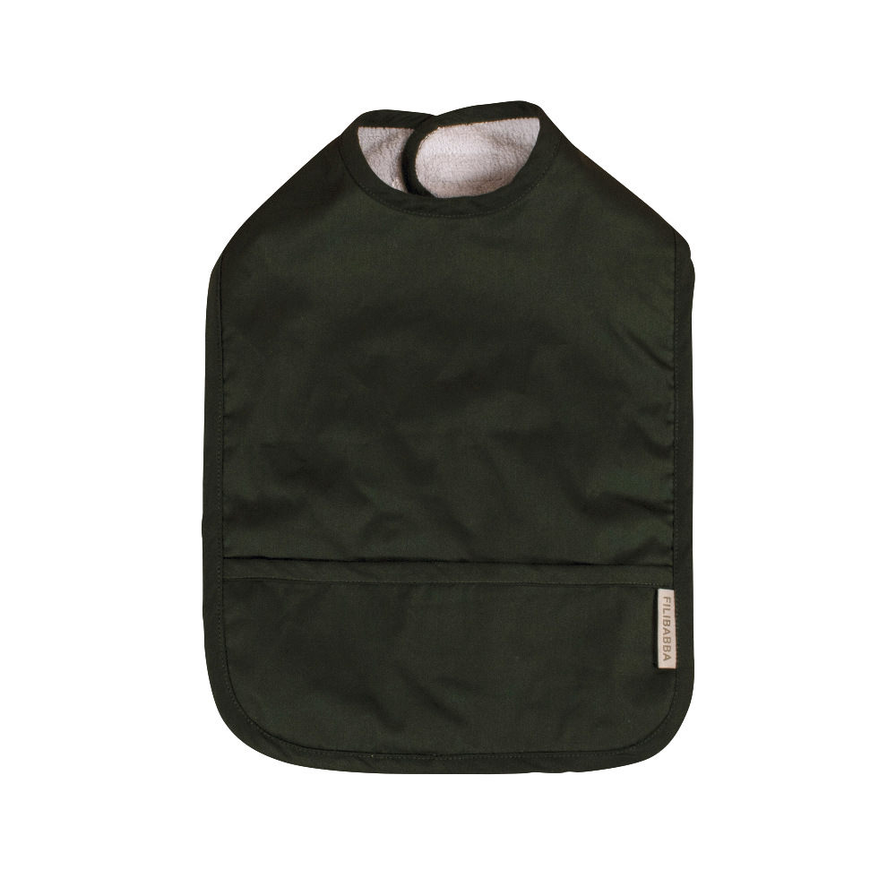 Filibabba Śliniak Wodoodporny 2 szt. Powder Blue/Dark Green