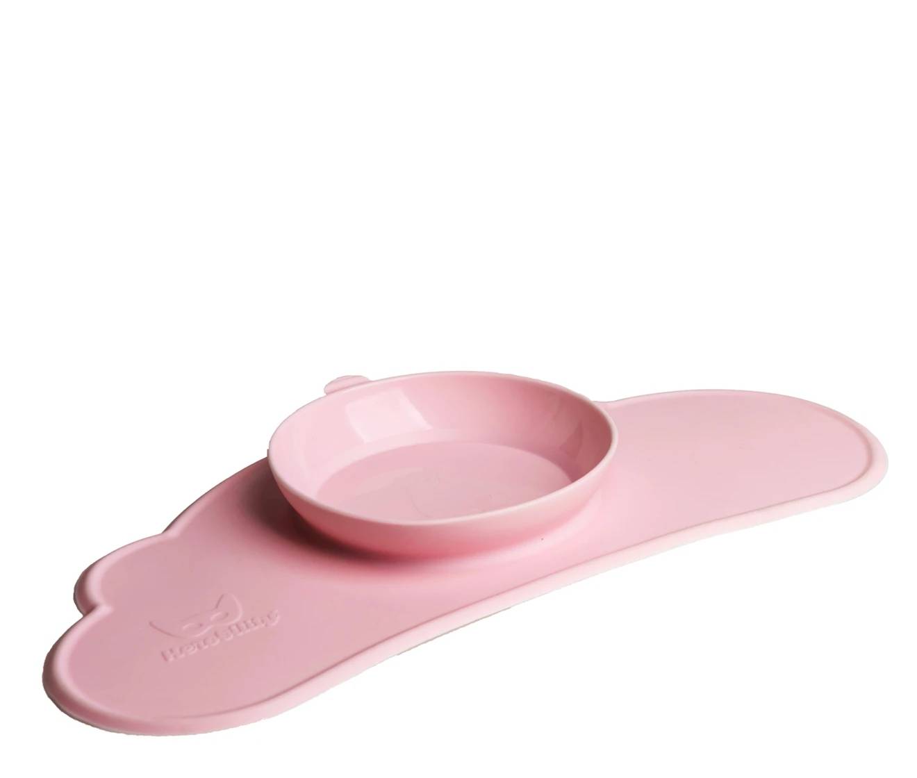 Herobility Mata do jedzenia różowa 6m+ | Premium
