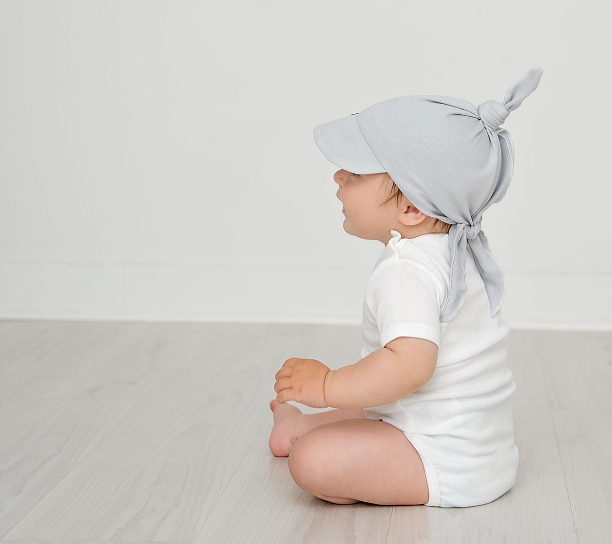 Lullalove Chusta z daszkiem Żółwie - Ochrona UV 0+