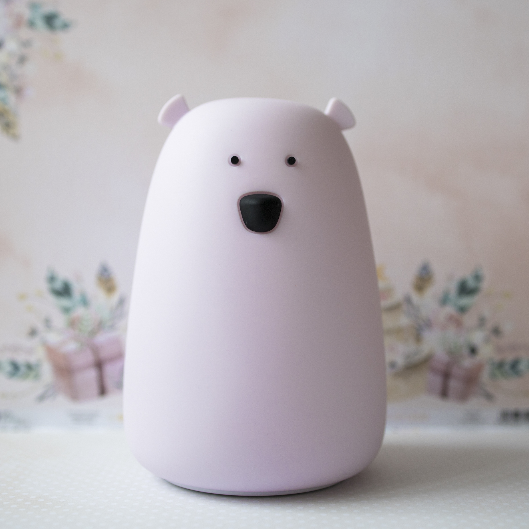 Rabbit&Friends Lampka Miś Lawenda Duży Silikon 0+