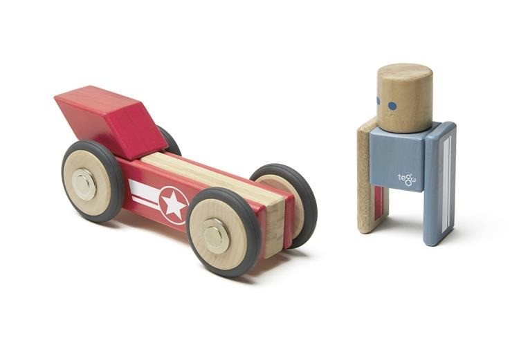 Tegu, Drewniane klocki magnetyczne STUNT TEAM Daredevil