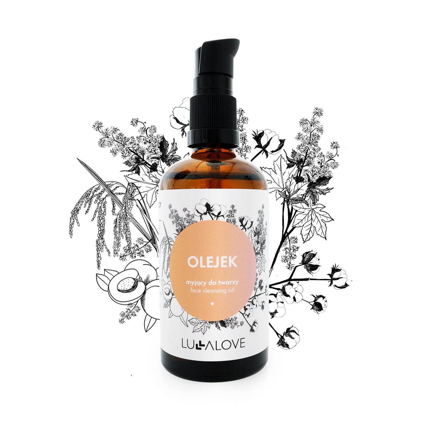 Lullalove Hydrofilowy Olejek Myjący Twarz - Demakijaż 100ml