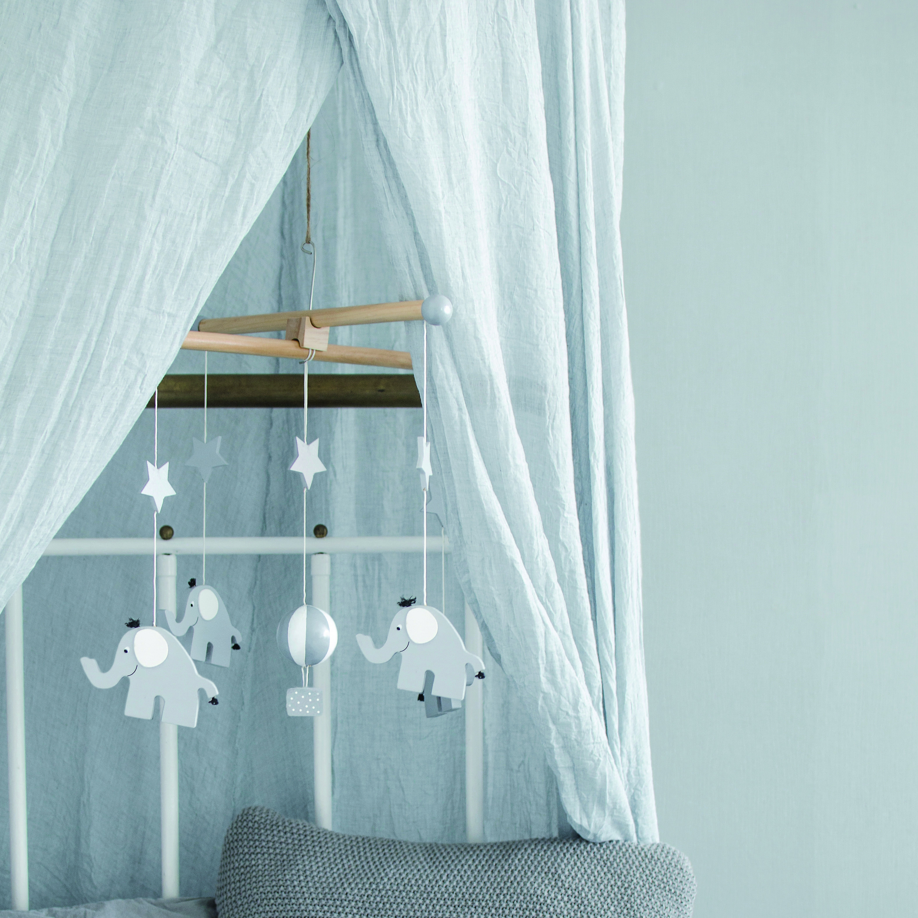 JaBaDaBaDo Baldachim Biały do Pokoju Dziecięcego 230cm