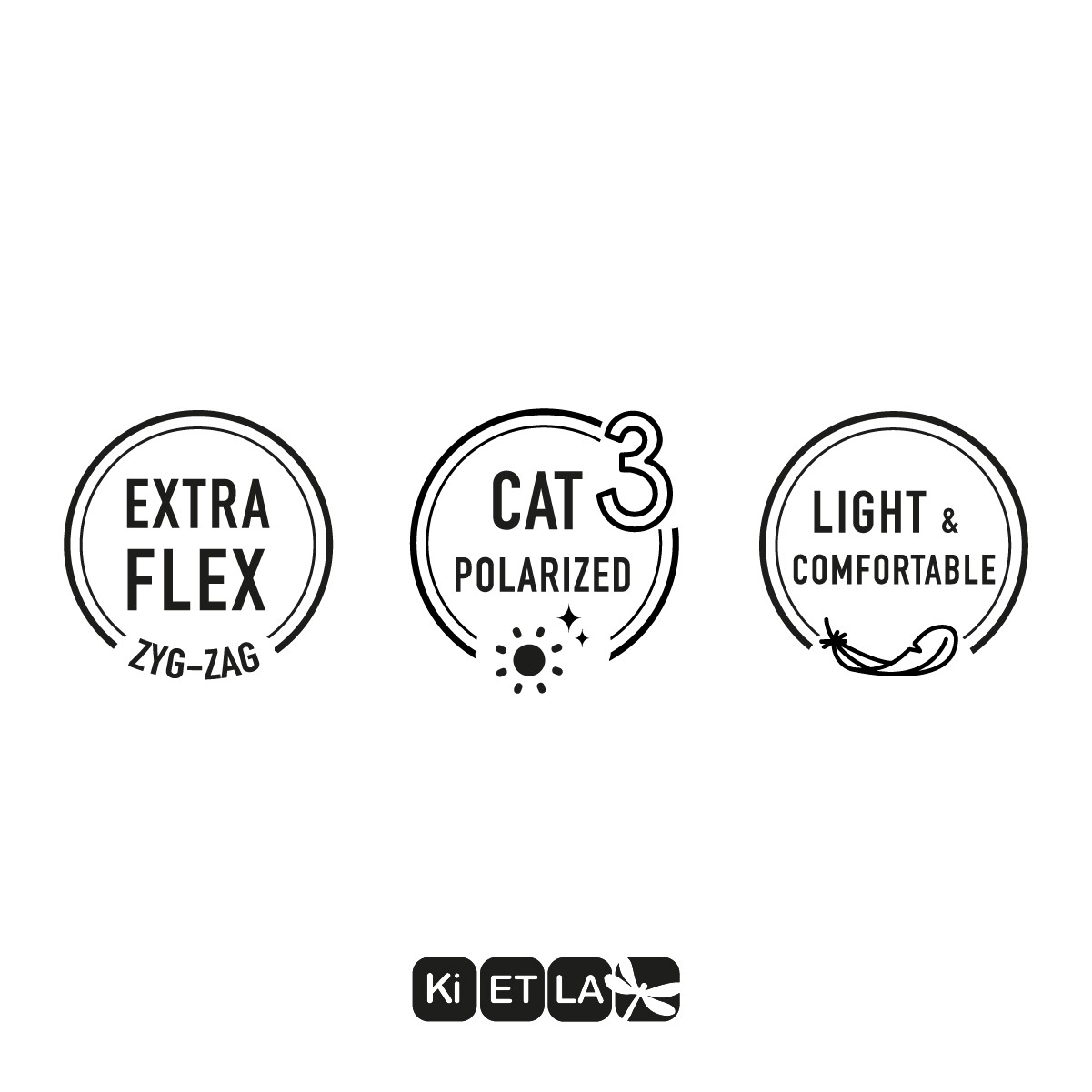 Ki ET LA Okulary Przeciwsłoneczne CraZyg-Zag SUN 6-9 lat