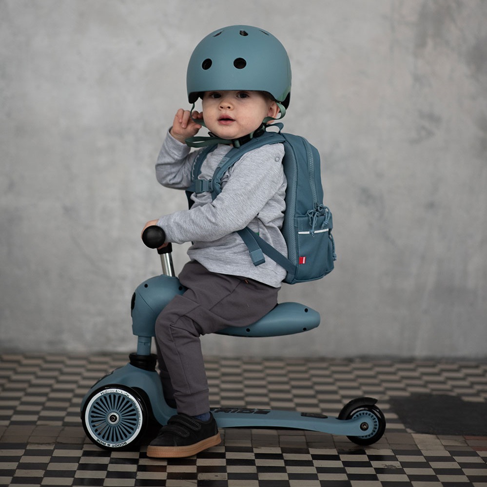 Scootandride Kask S-M Blueberry 3+ Icecream 2020