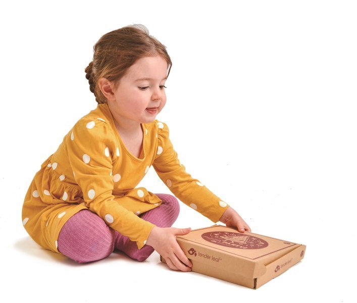 Tender Leaf Toys Drewniana Pizza z Dodatkami 3+ | 12 elementów