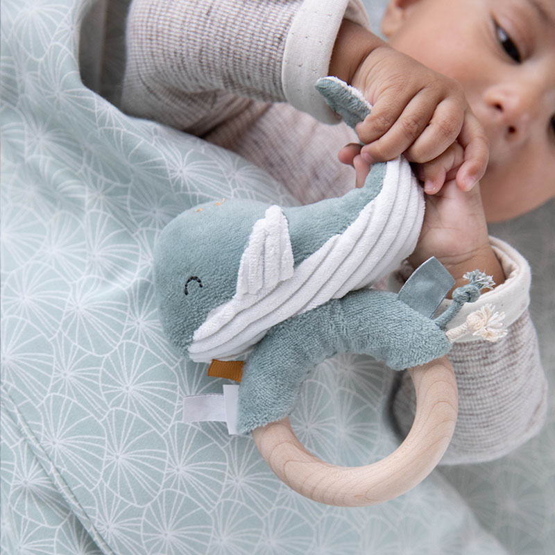 Little Dutch Grzechotka Klonowa Wieloryb Ocean Mięta 0+