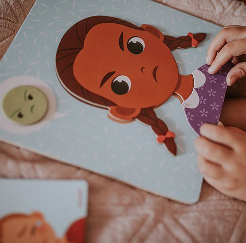 Janod Magnetyczna Układanka Emocje 3+