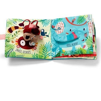 Lilliputiens Książeczka Buziaki dla Cezara z Pacynką 12m+