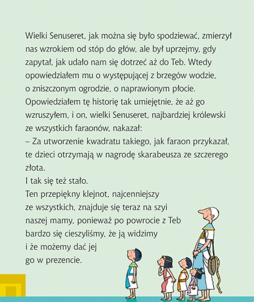 Geometria faraona - Książka edukacyjna 6+