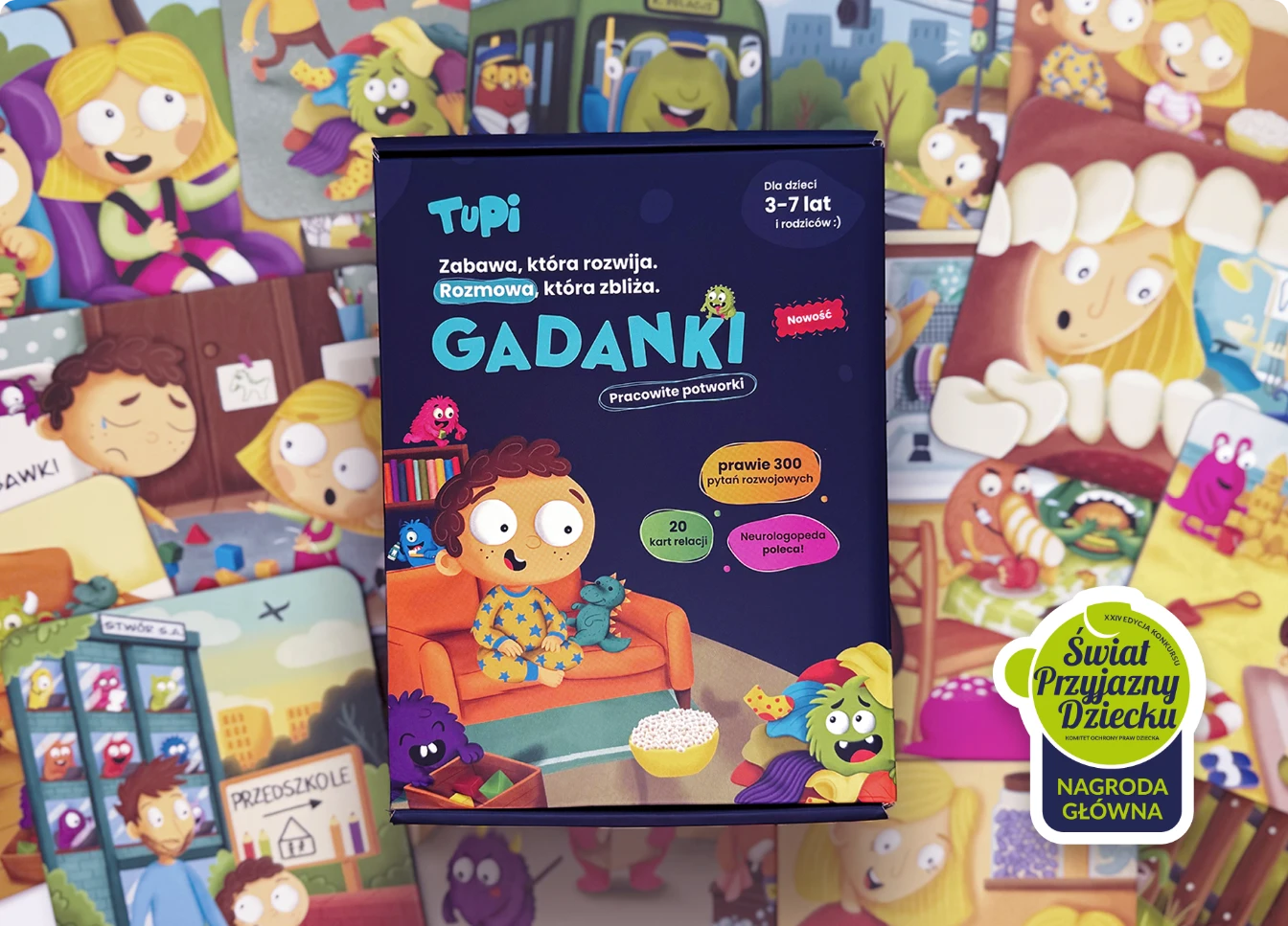 Kraina Relacji Gadanki Pracowite Potworki Karty 3+