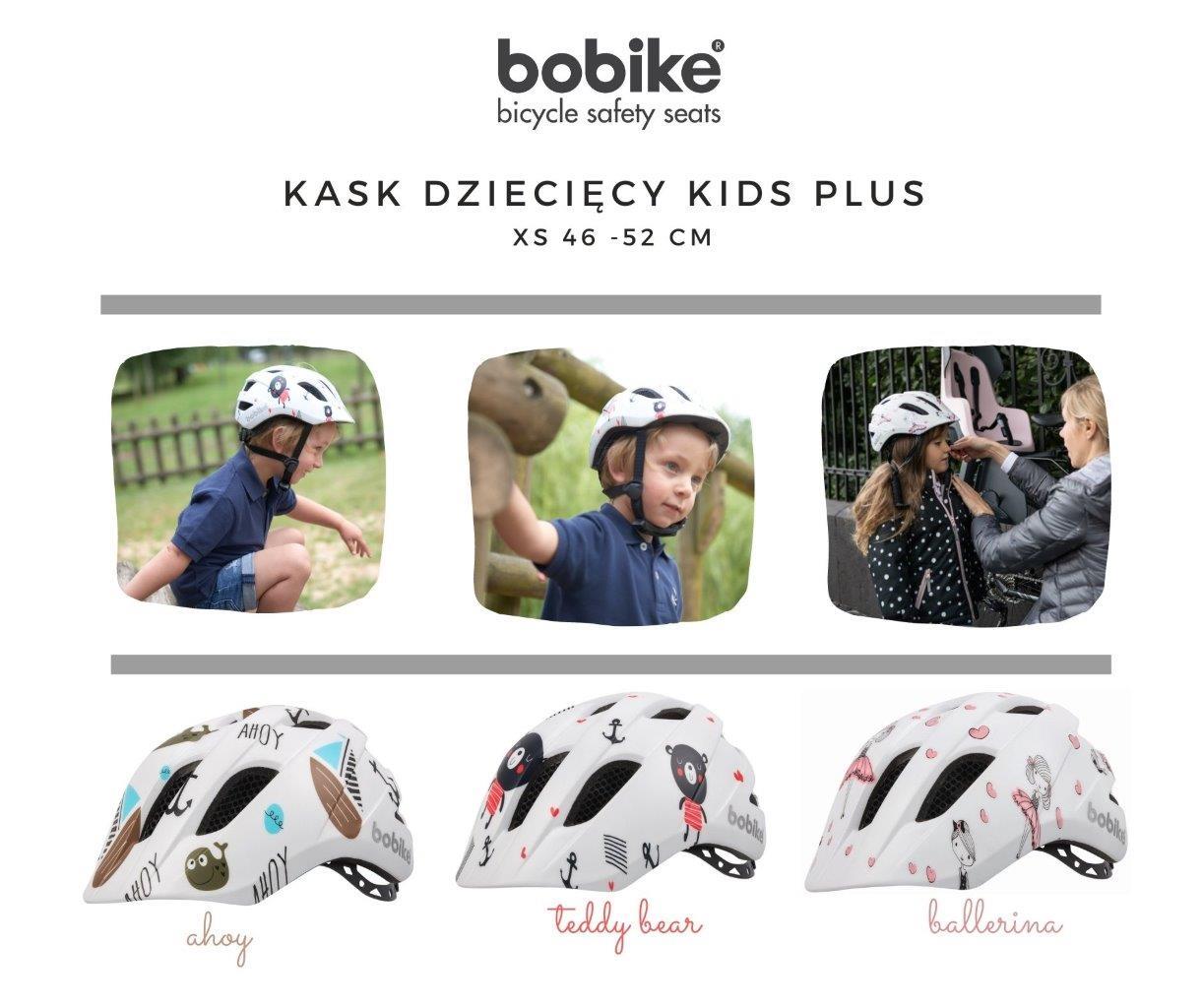 Bobike Kask KIDS Plus size XS - TEDDY BEAR