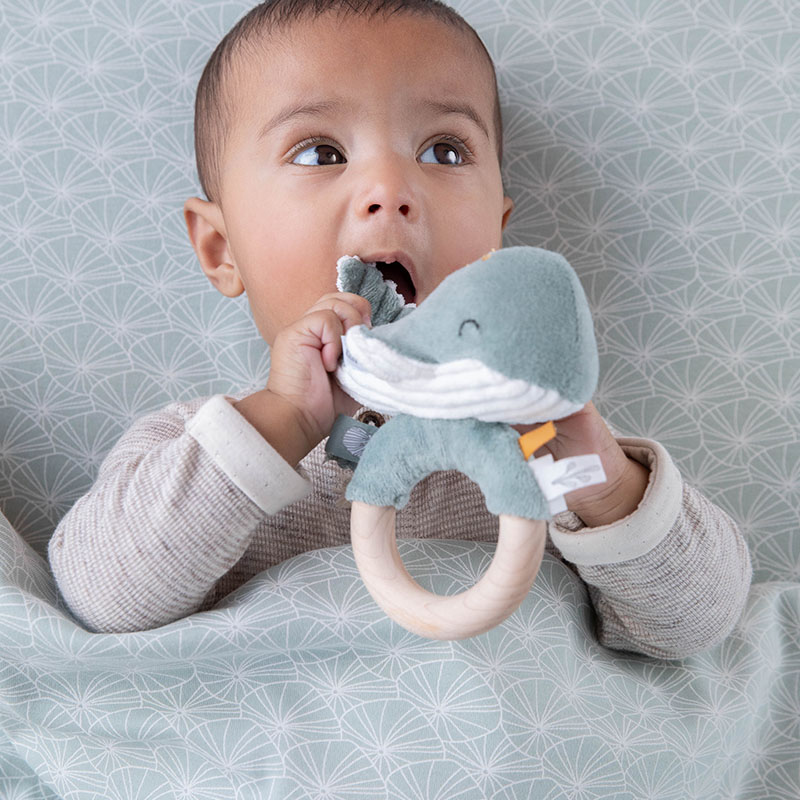 Little Dutch Grzechotka Klonowa Wieloryb Ocean Mięta 0+