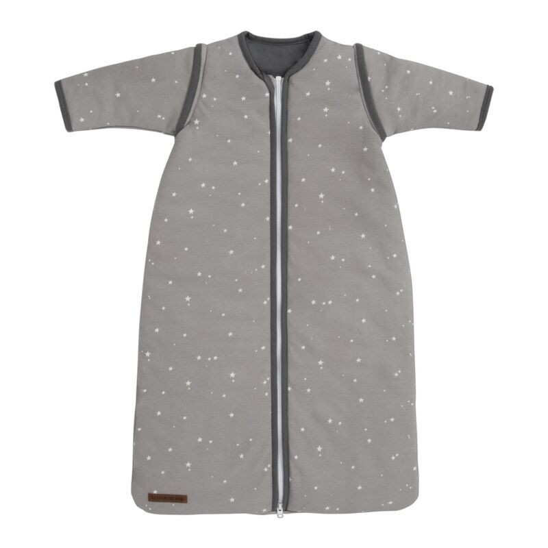 Little Dutch Śpiworek z odpinanymi rękawami Little stars Grey 110cm