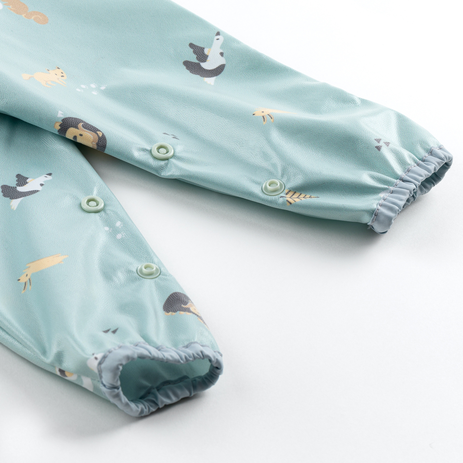 BIBaDO Wodoodporny śliniak z długim rękawem BLW 6m+