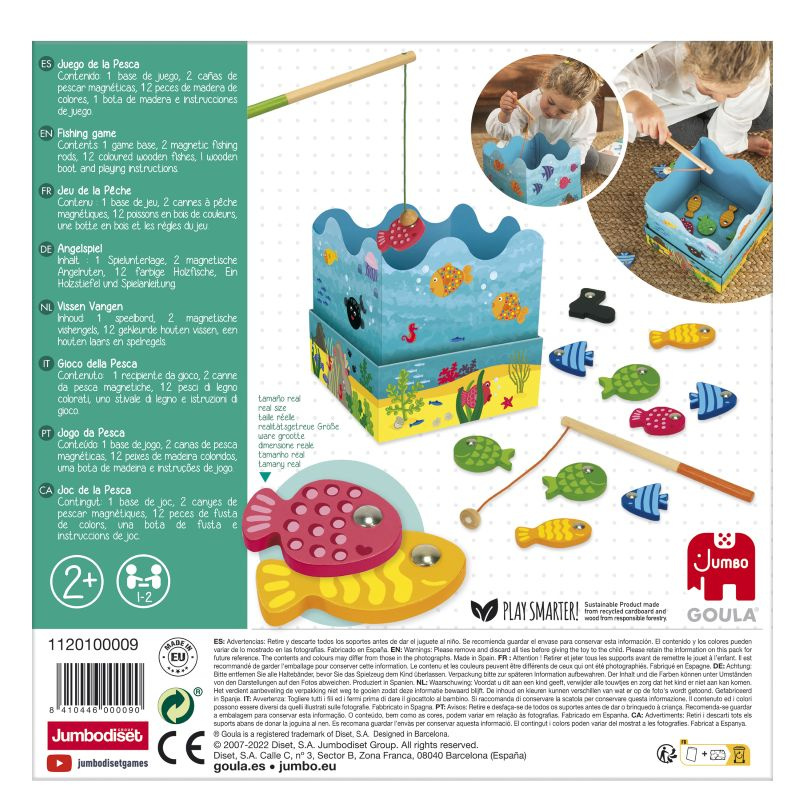 Goula Gra Magnetyczna Łowienie Rybek 2+