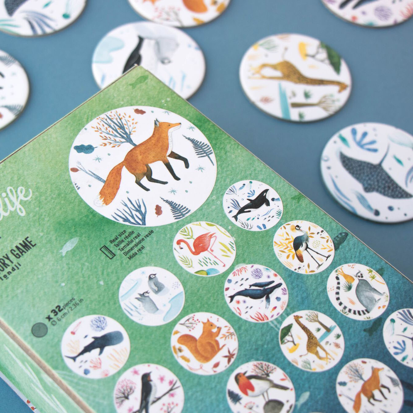 Londji Memo Dzika Przyroda Gra Pamięciowa 3+