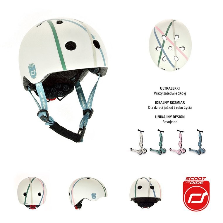 Scoot & Ride Kask dziecięcy Crossline XXS-S 45-51cm